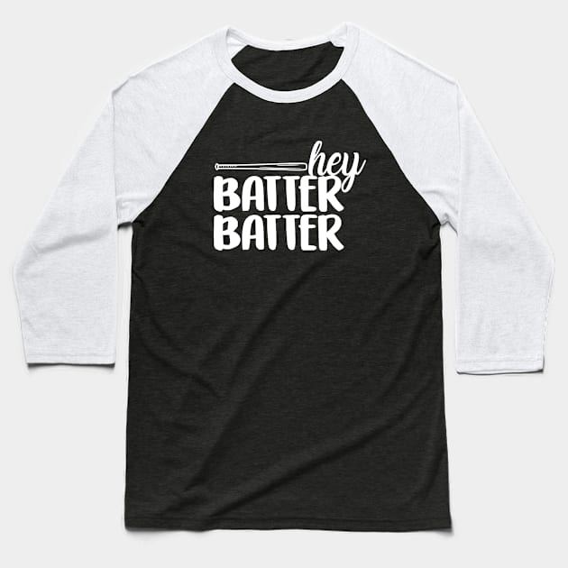 Hey Batter Batter Baseball T-Shirt by Zimmier